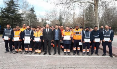 Konya’nın Hatay gönüllülerine teşekkür belgesi