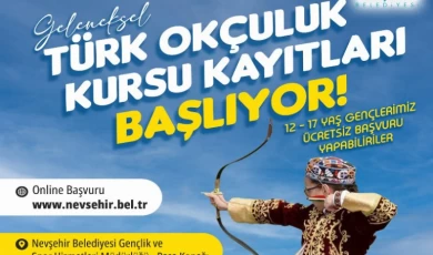 Nevşehir’de ok meraklıları için kurs