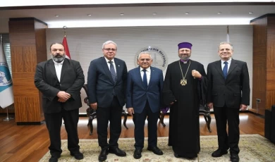 Patrik Sahak II’den Başkan Büyükkılıç’a ziyaret