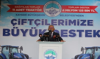 Kayseri’de üretime tam destek