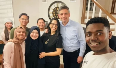 Kocaman Ailesinin Uluslararası Misafirleri