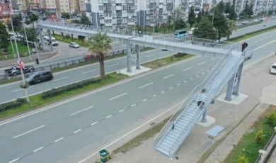 Rize’de otogar kavşağına yeni üst geçit