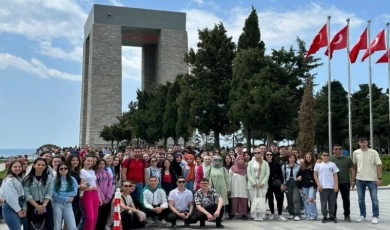 Batı Trakyalı gençler Çanakkale’yi gezdi