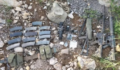 Pençe Kilit’te çok sayıda mühimmat ele geçirildi