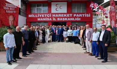 Başkan Ergün, MHP il teşkilatı ile bayramlaştı