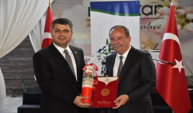 Edirne Valisi’ne veda yemeği