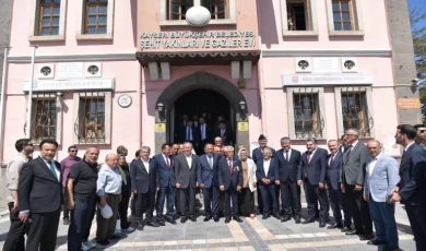 Kayseri protokolü bayramlaşma töreninde