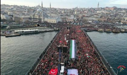 Galata Köprüsü’ndeki Filistin’e destek eylemi için buluşma ve ulaşım planı açıklandı