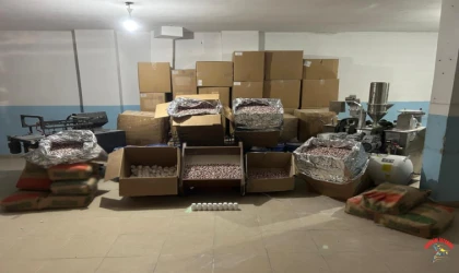 Avcılar’da uyuşturucu hap imalathanesine büyük baskın