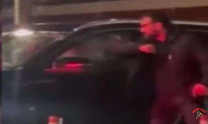 Başakşehir’de gece yarısı şiddet: Kadının bulunduğu cipin camını kırdı