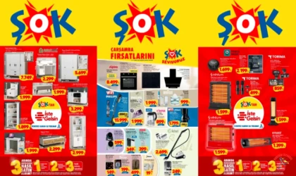 ŞOK 4–10 Şubat aktüel kataloğu açıklandı: Isıtıcıdan araç kamerasına geniş liste