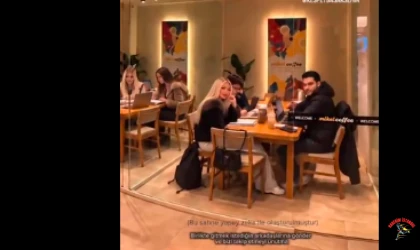 Başakşehir'de kız öğrenci yurdu karşısındaki kafenin reklamı tepki çekti!
