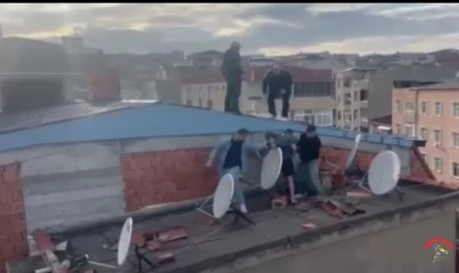 Esenler’de polis operasyonu: Çatıdan kaçmaya çalışan firari yakalandı